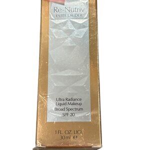 Estee Lauder Re-Nutriv Ultra Radiance Liquid Makeup SPF 20 5W1 Bronze 1 Fl Oz